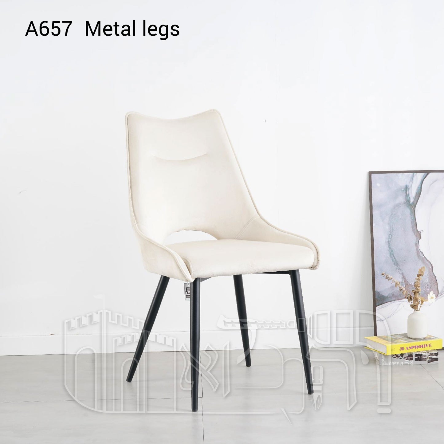 כיסא פינת אוכל A657 – רגלי מתכת