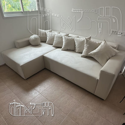 ספה פינתי בד מאנגו מס 1