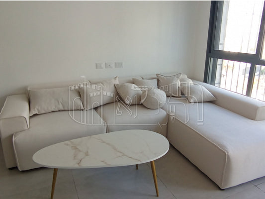 סלון בד מאנגו מס 2 עם שולחן סלון