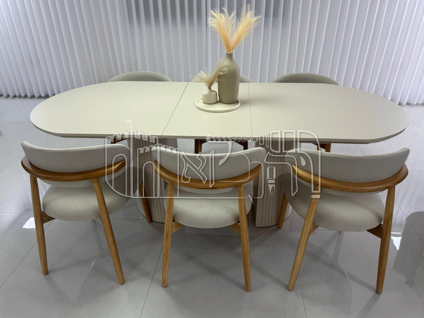 פינה אוכל אליפטית 1017