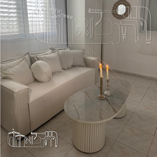 ספה בד איסטנבול מס 1 עם שולחן סלון