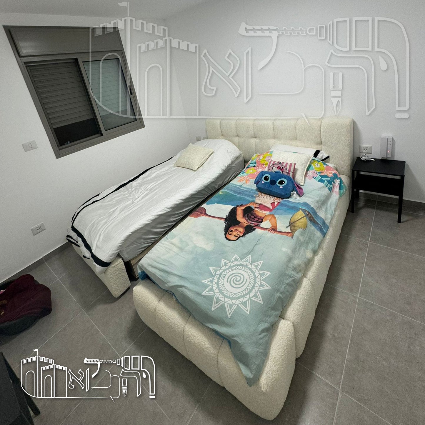 מיטה נפוח בד פייבר מס 2