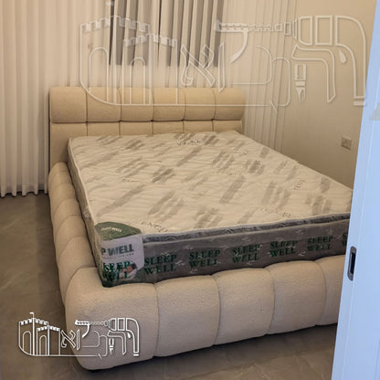 מיטה נפוח בד בוקלי מס 3