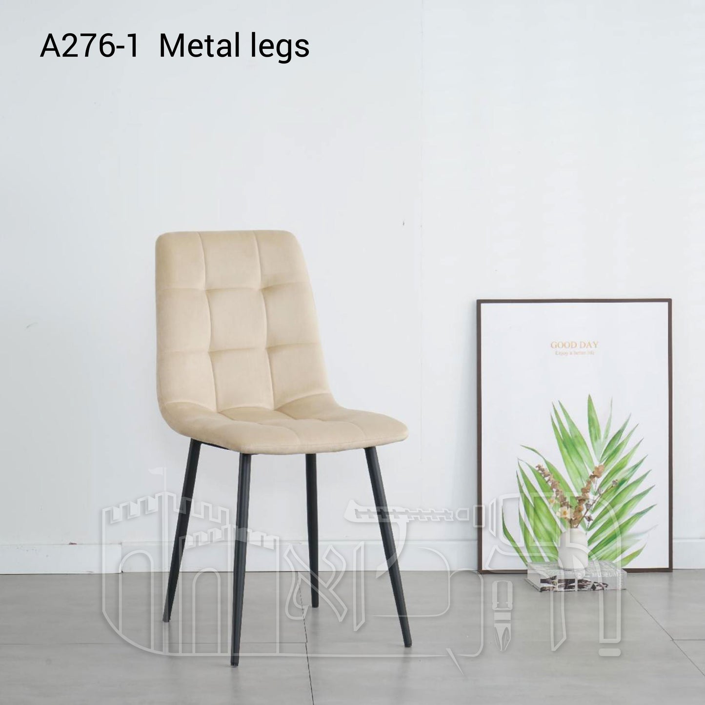 כיסא פינת אוכל 276-1 – רגלי מתכת