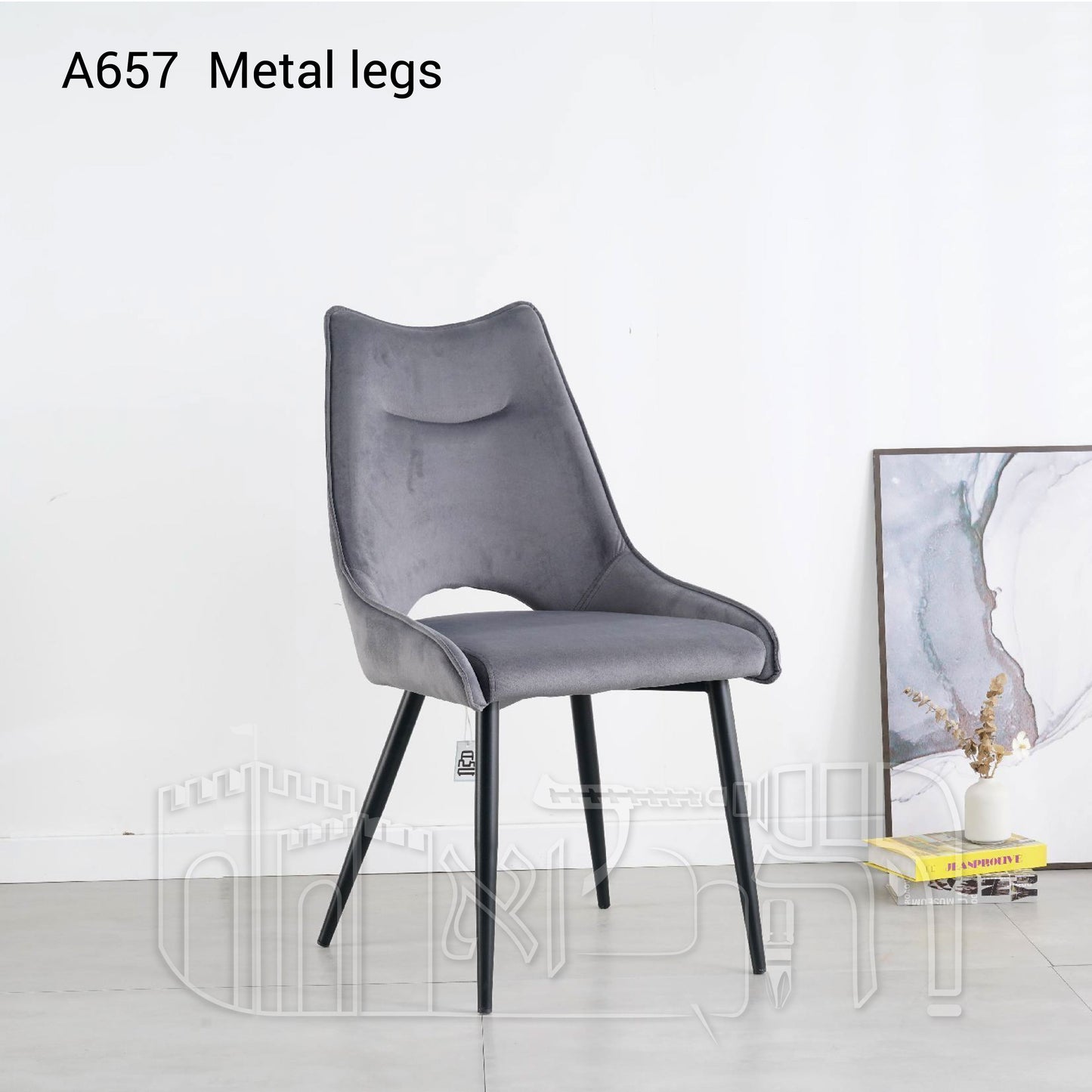 כיסא פינת אוכל A657 – רגלי מתכת