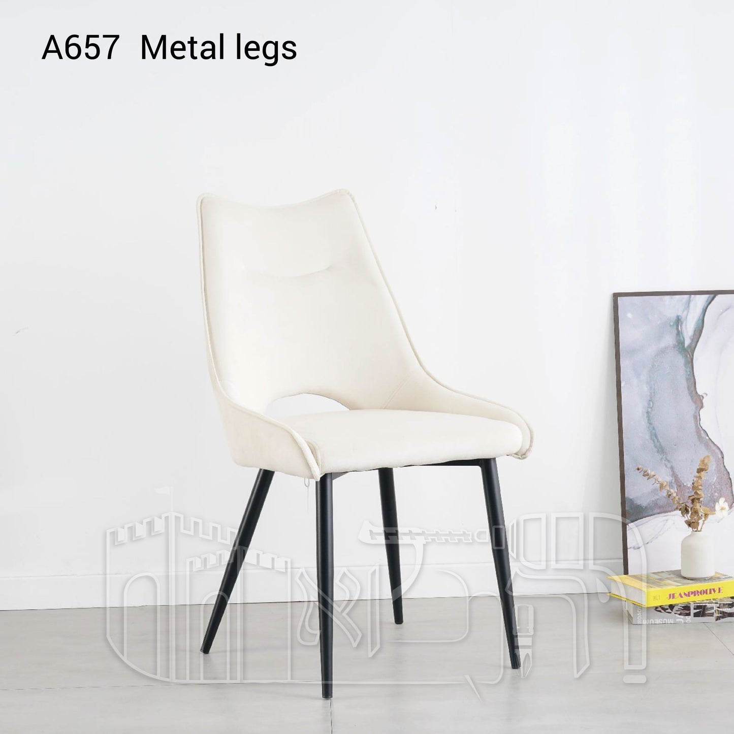 כיסא פינת אוכל A657 – רגלי מתכת