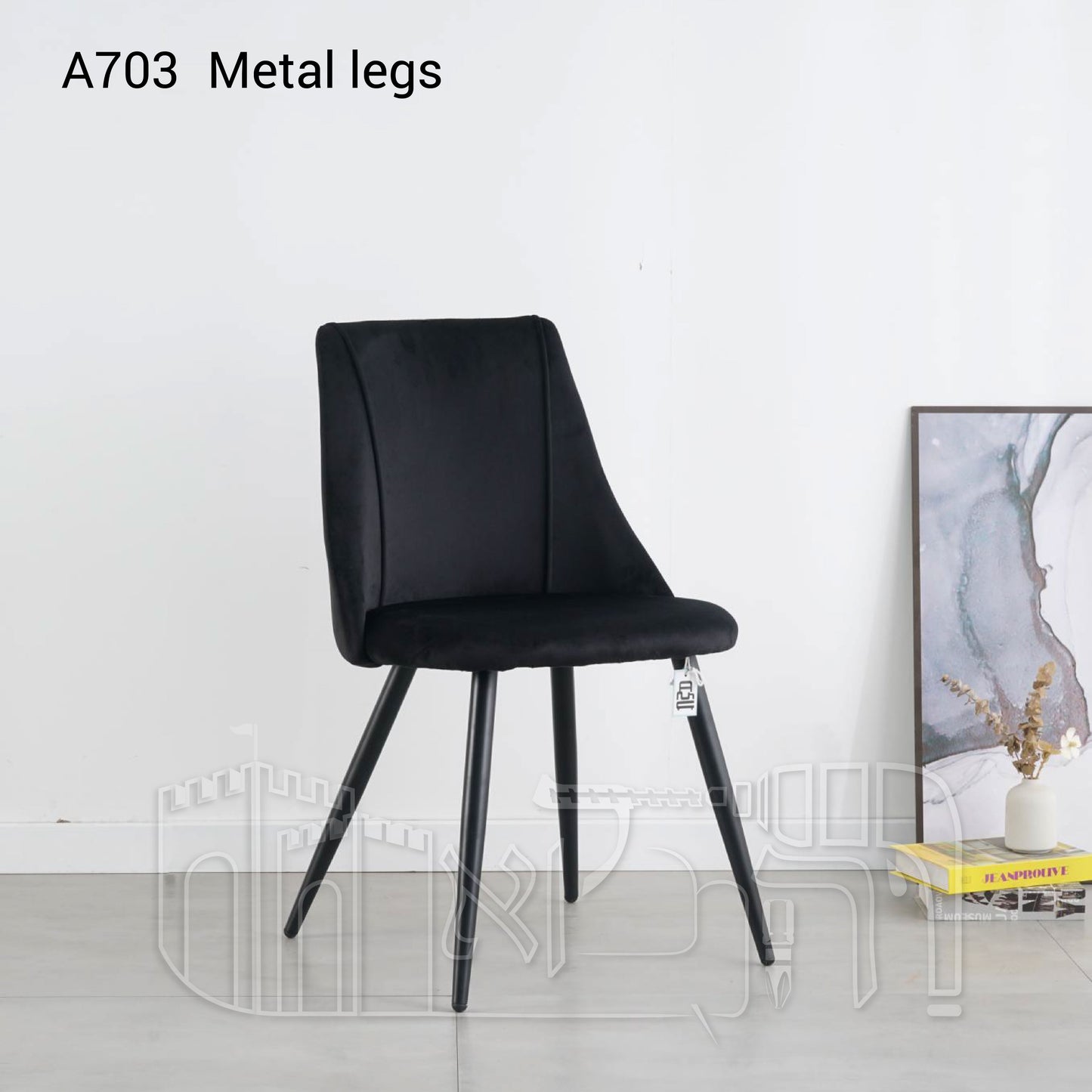 כיסא פינת אוכל A703 – רגלי מתכת