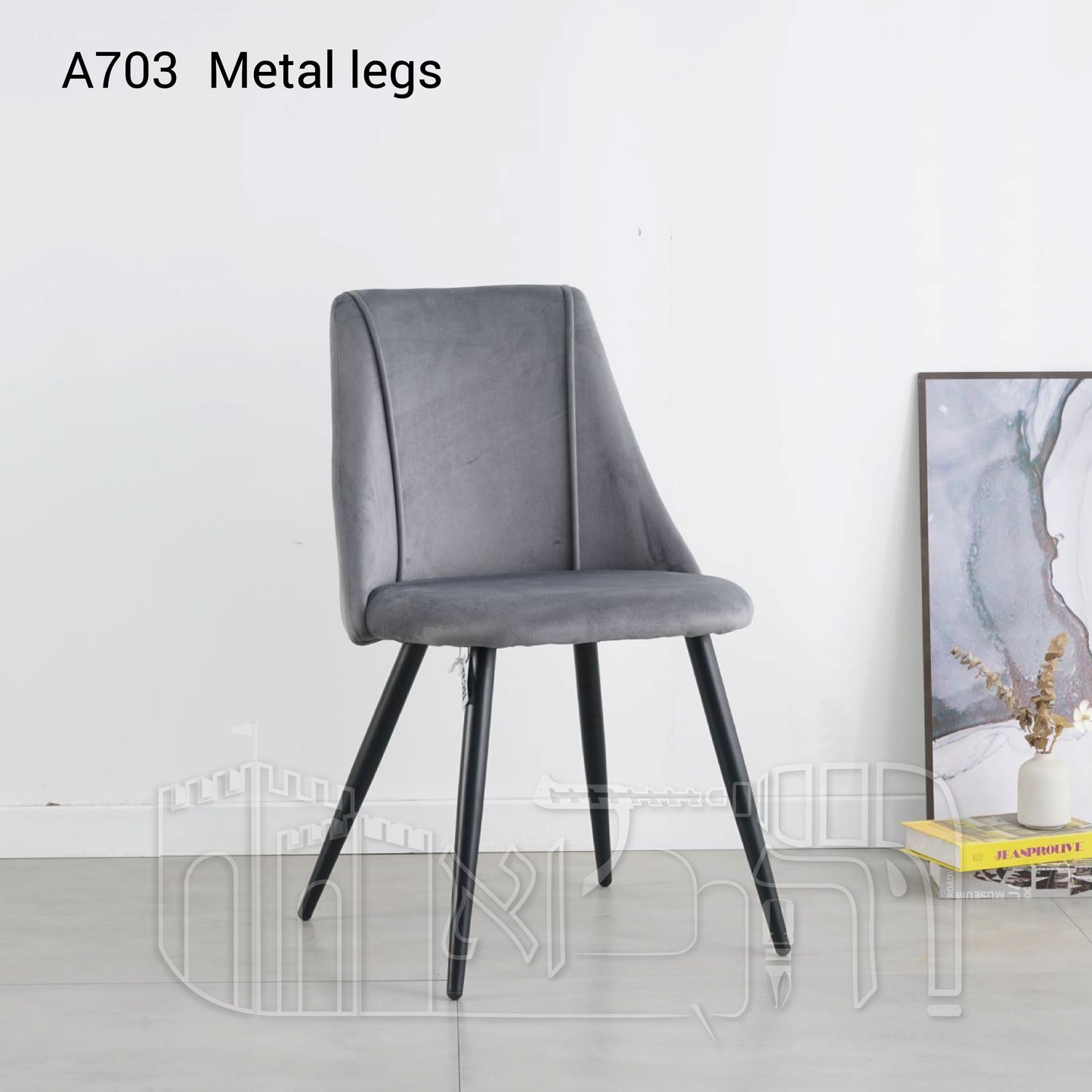 כיסא פינת אוכל A703 – רגלי מתכת
