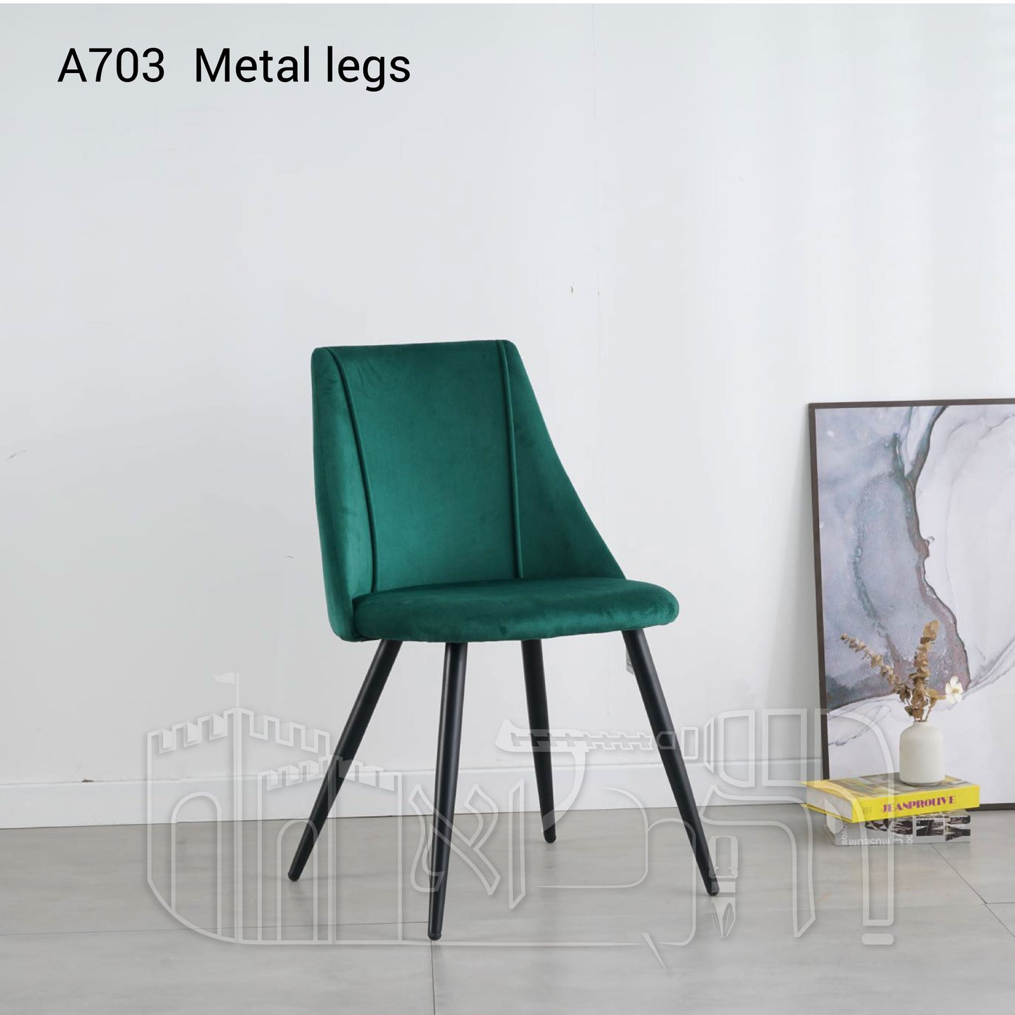 כיסא פינת אוכל A703 – רגלי מתכת