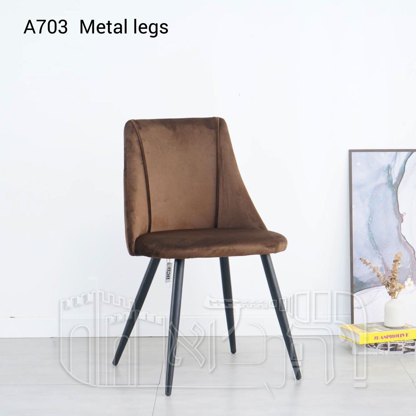 כיסא פינת אוכל A703 – רגלי מתכת