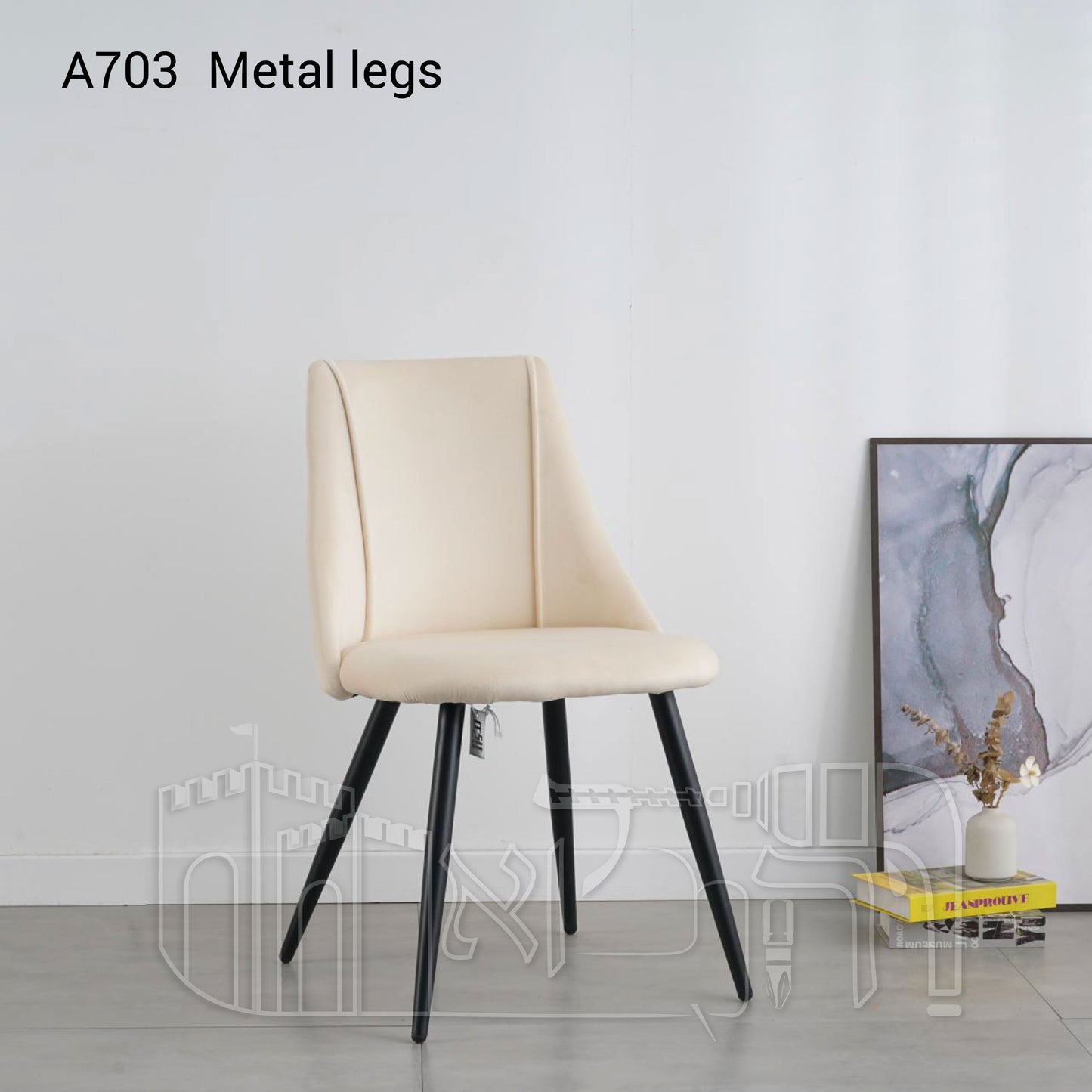 כיסא פינת אוכל A703 – רגלי מתכת