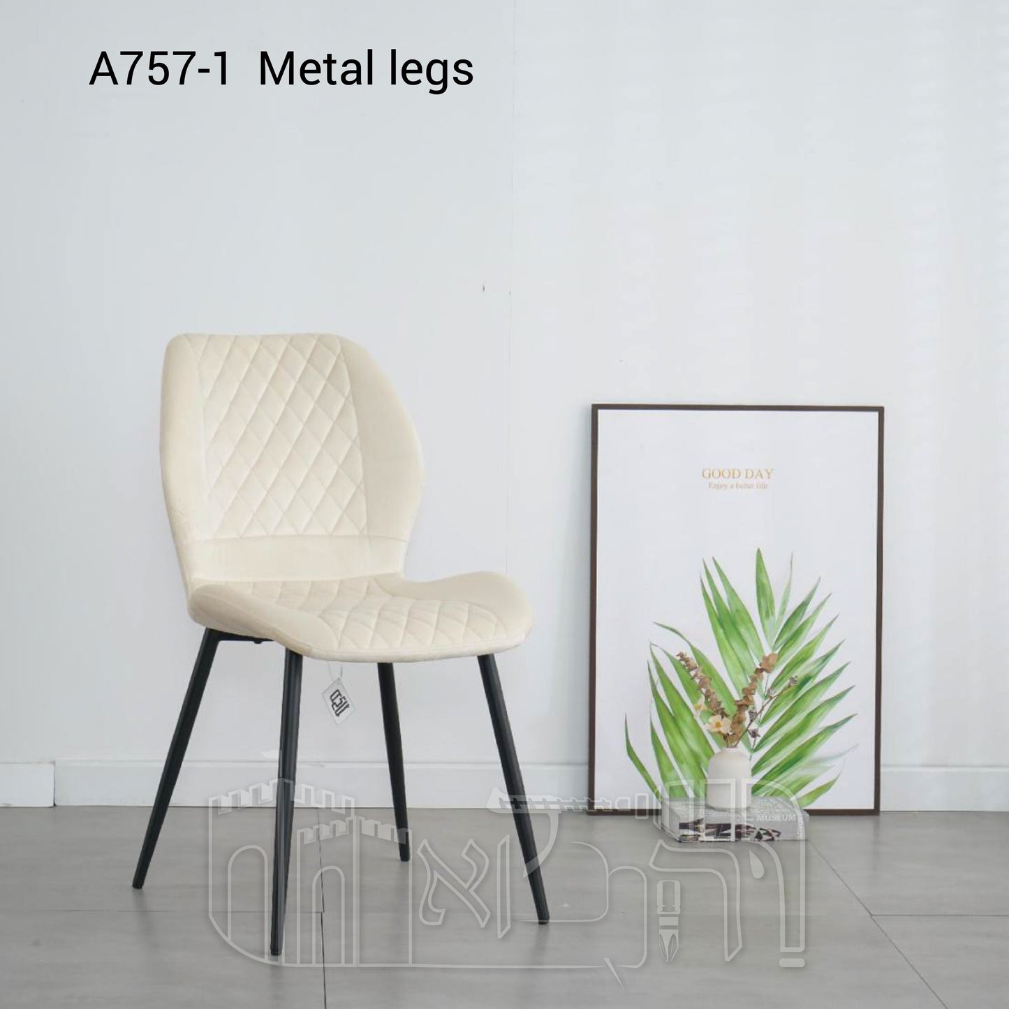 כיסא פינת אוכל A757-1 – רגלי מתכת