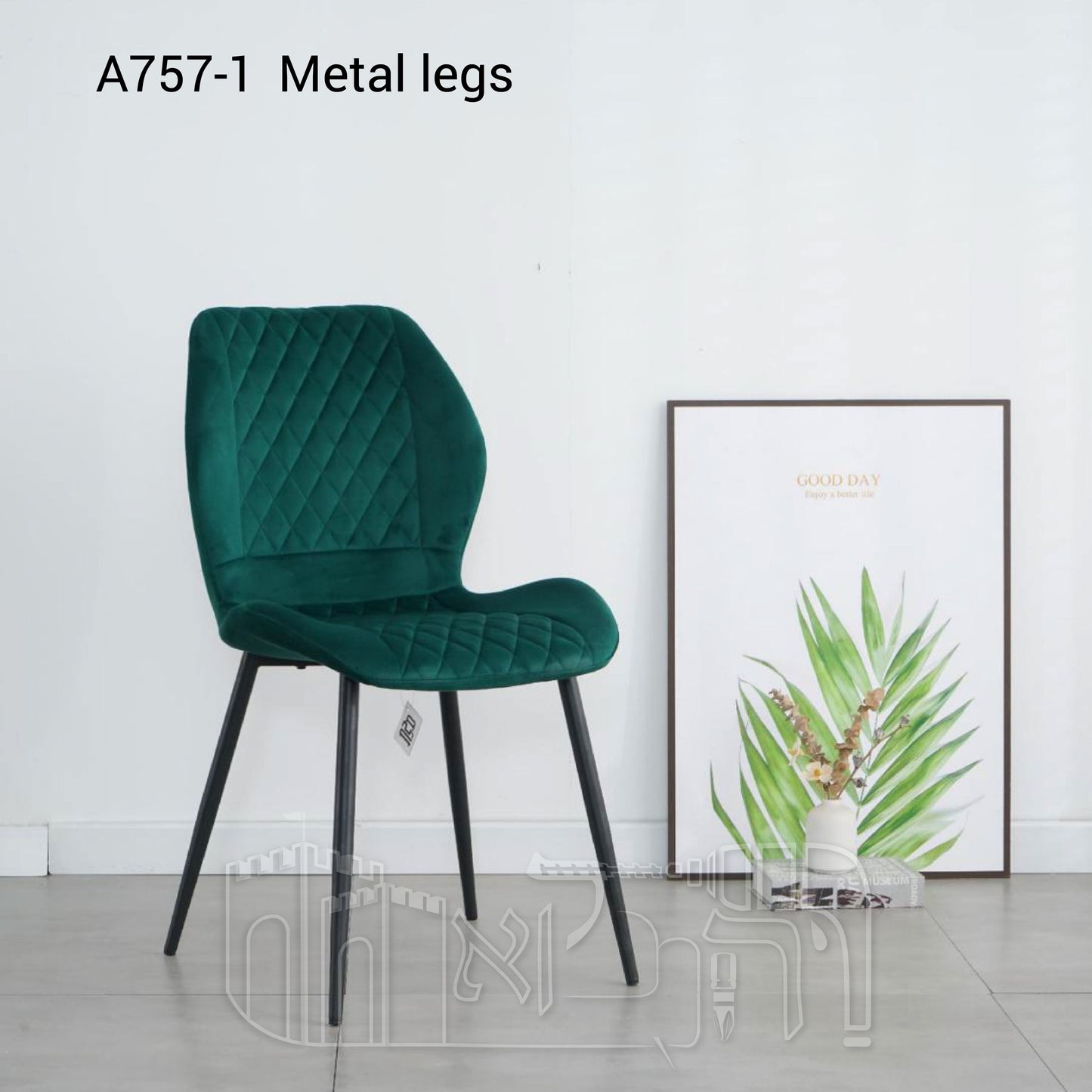 כיסא פינת אוכל A757-1 – רגלי מתכת