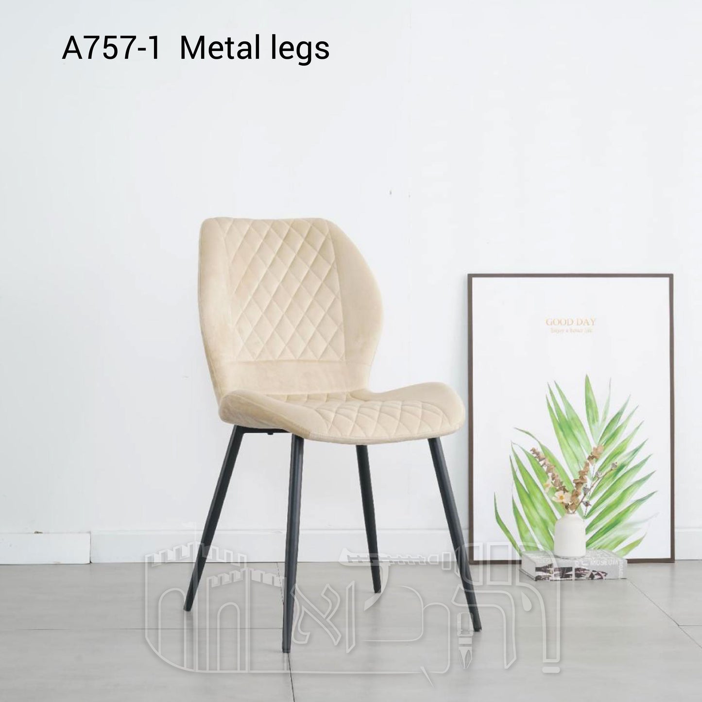 כיסא פינת אוכל A757-1 – רגלי מתכת