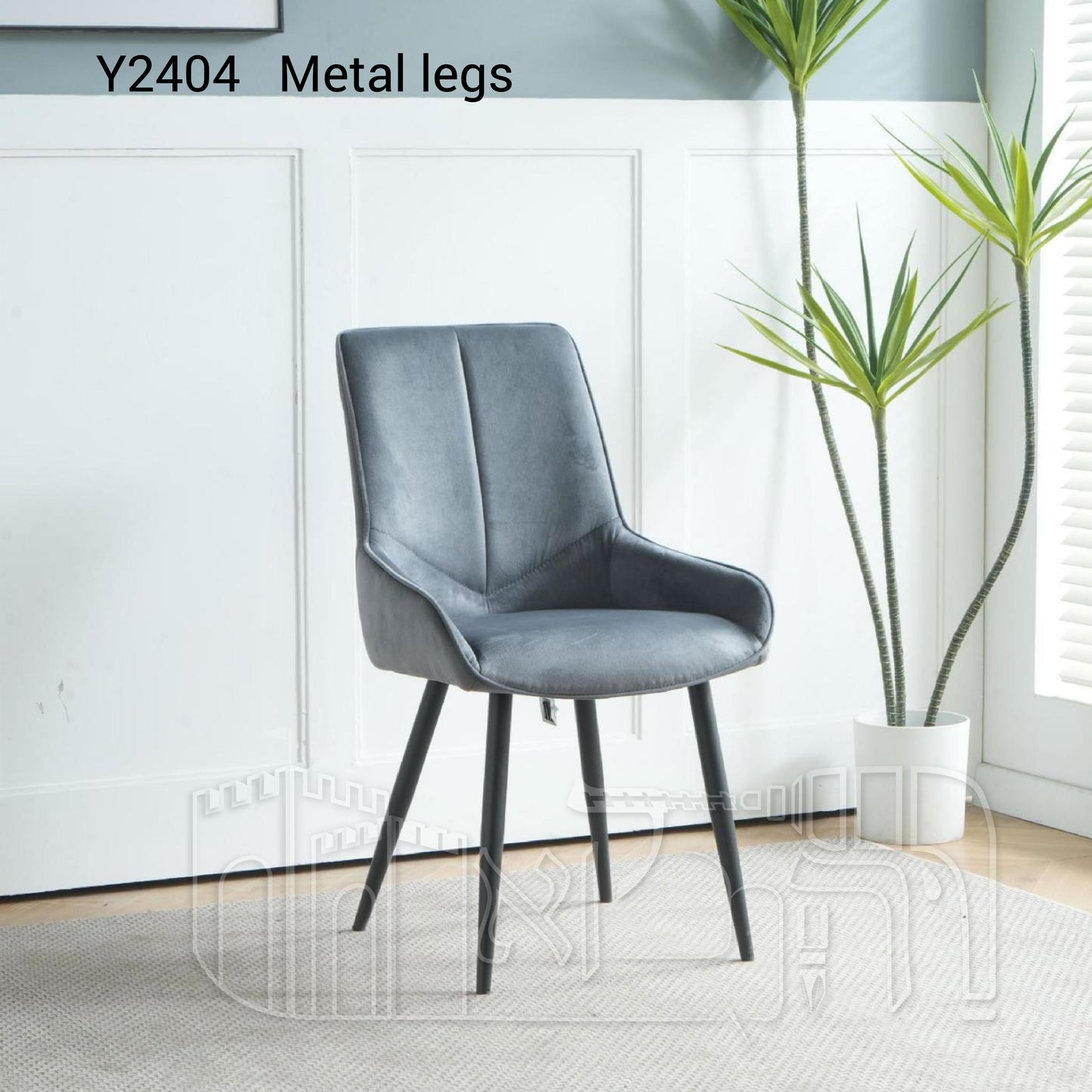כיסא פינת אוכל Y2404 – רגלי מתכת