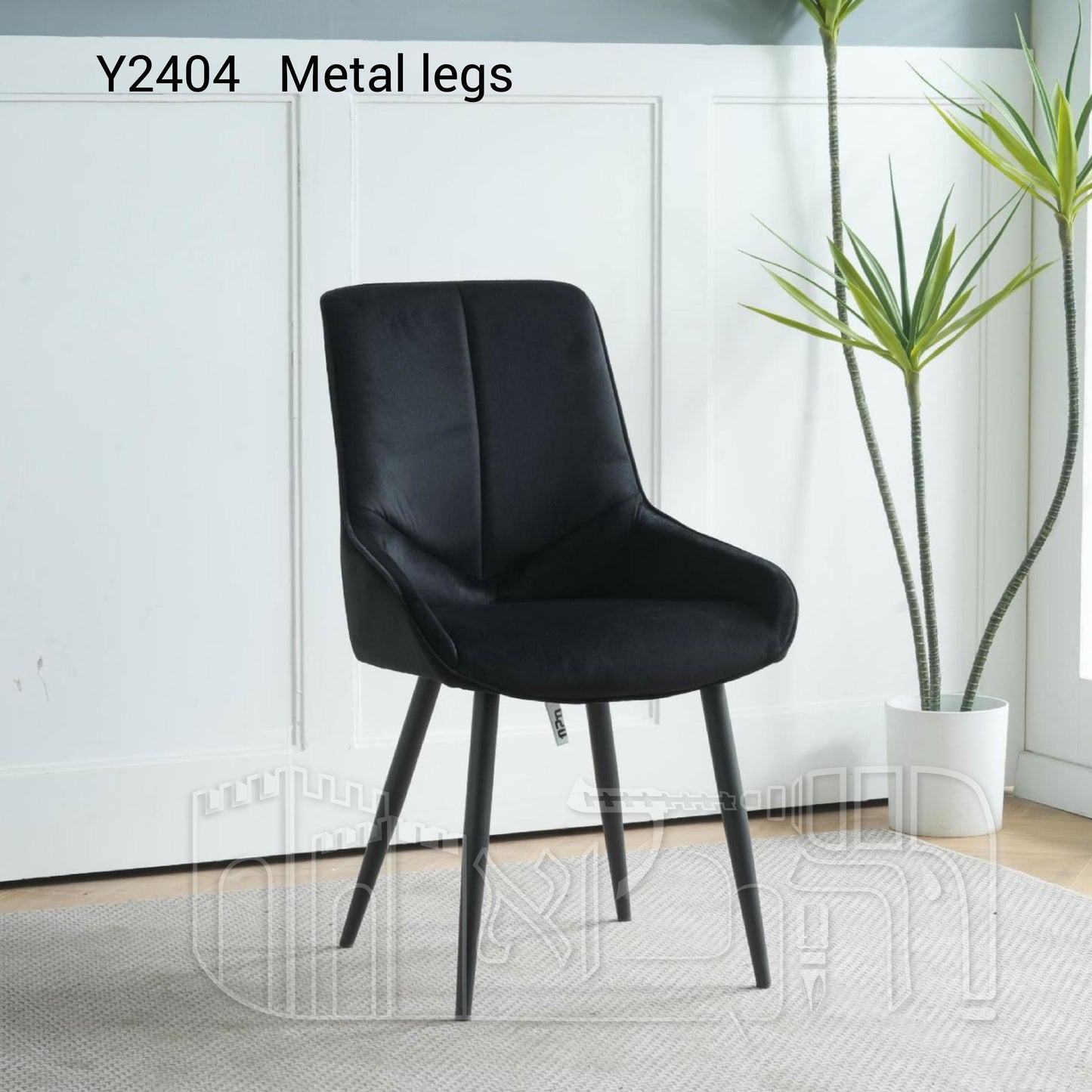 כיסא פינת אוכל Y2404 – רגלי מתכת