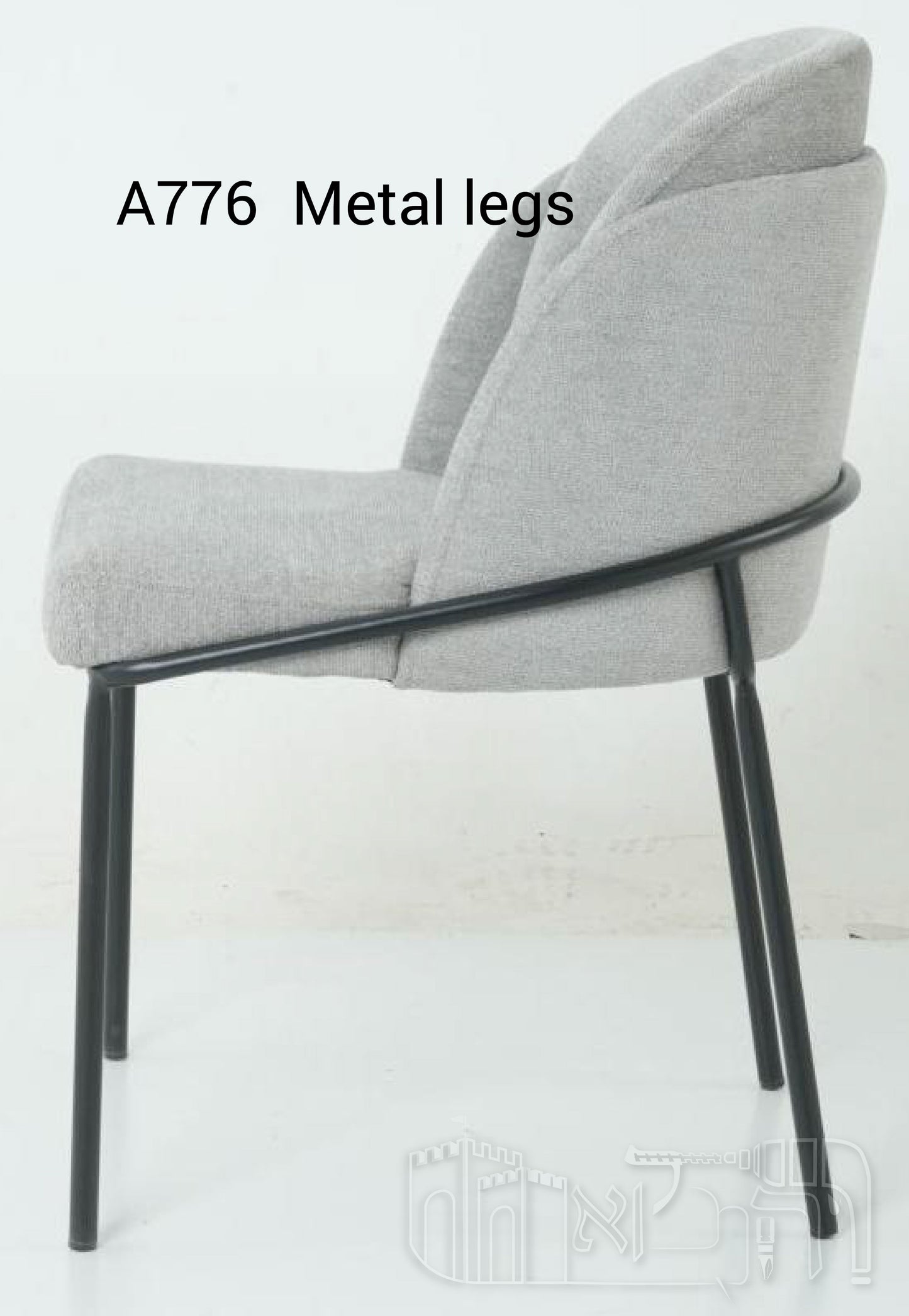 כיסא פינת אוכל A776 – רגלי מתכת