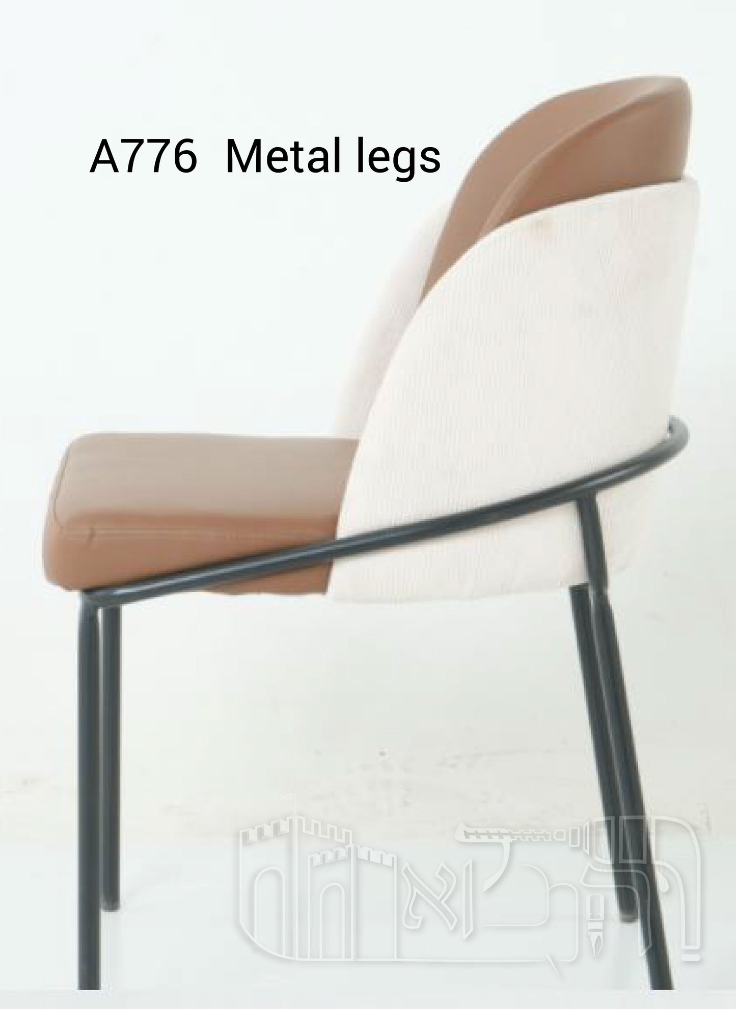 כיסא פינת אוכל A776 – רגלי מתכת