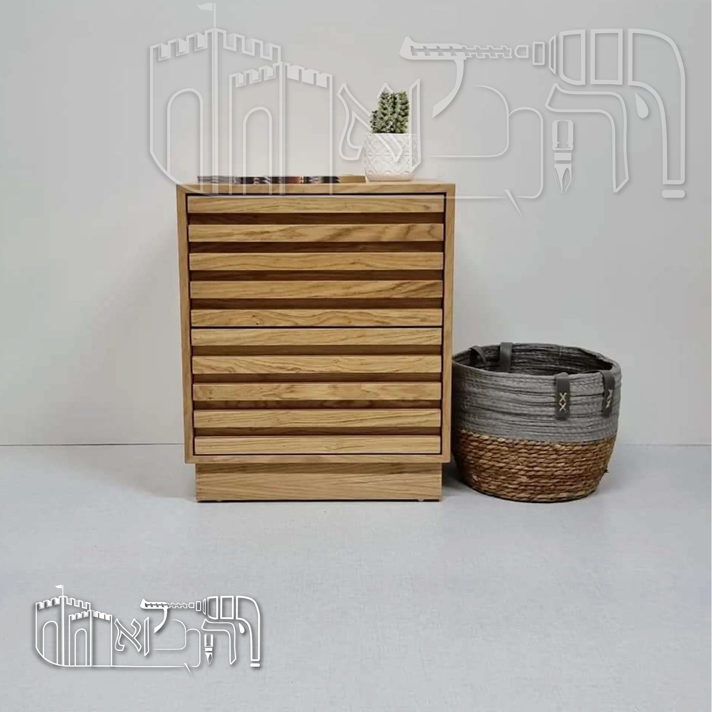 שידה בצבע תנור 1009
