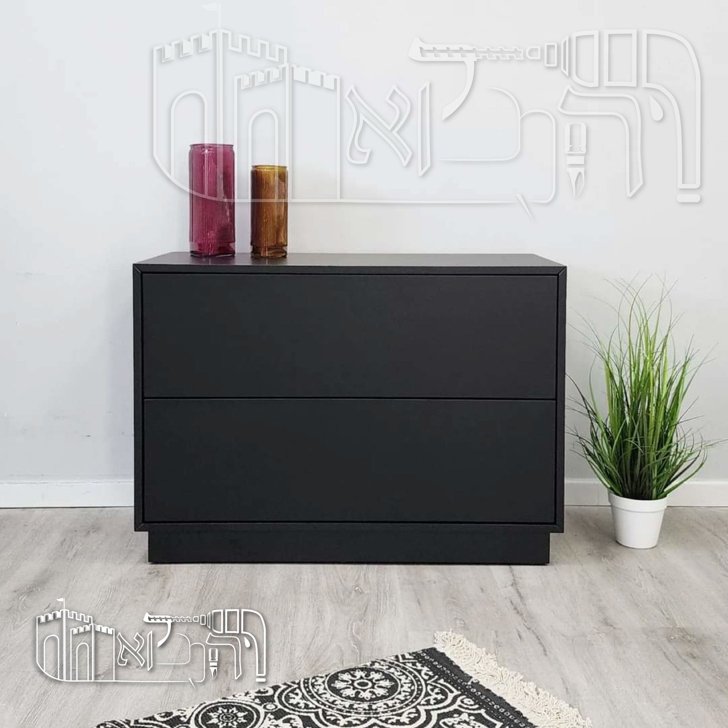 שידה בצבע תנור 1011