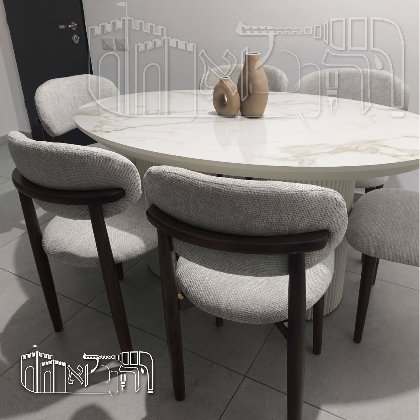 פינה אוכל אליפטית 1010 - סנס