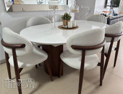 פינה אוכל אליפטית 1002