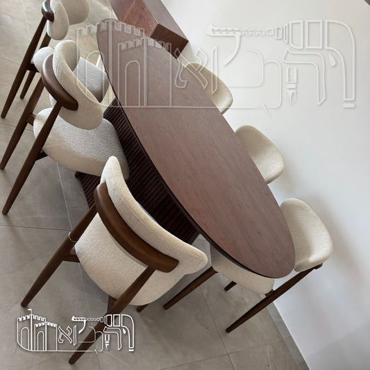 פינה אוכל אליפטית 1008